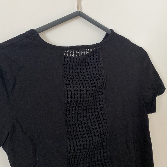 Black t-shirt with see through back - Picture 3 of 3